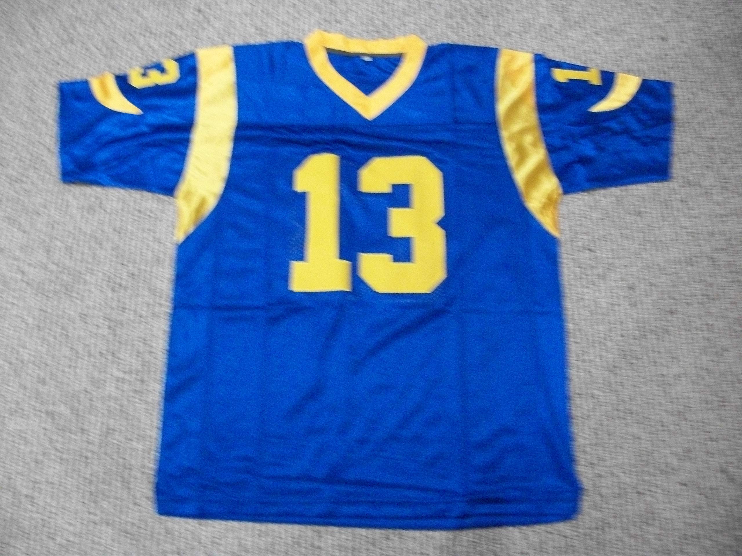 Amazon.com: Kurt Warner Jersey #13 St. Louis Custom Stitched 90s